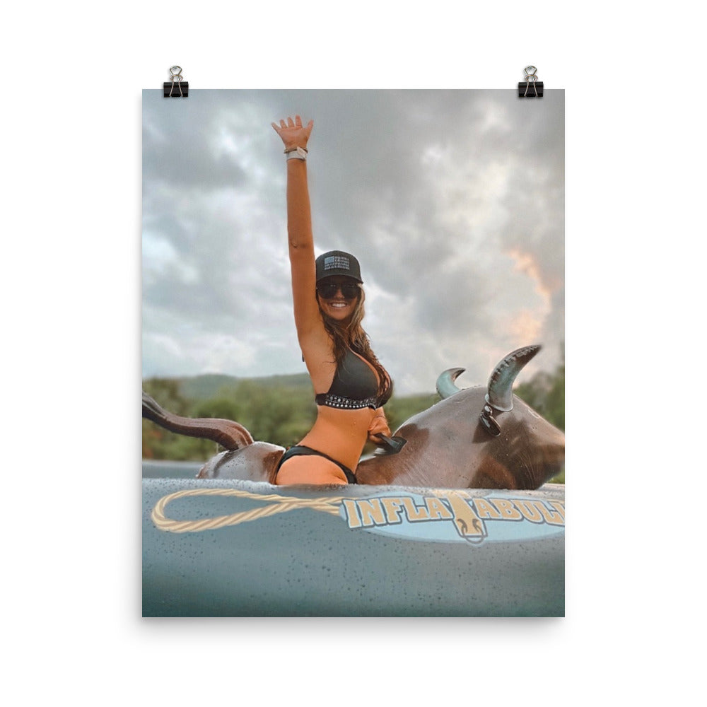 Save A Horse - Ride An Inflatabull Poster